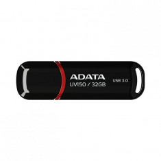 Memorie USB Flash Drive ADATA UV150, 32Gb, USB 3.0, negru foto