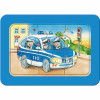 Puzzle Animale Conducand Vehicule, 3X6 Piese, Ravensburger