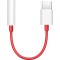 Adaptor Audio USB-C - 3.5mm OnePlus TC01W, 0.09m, Rosu 5461100024