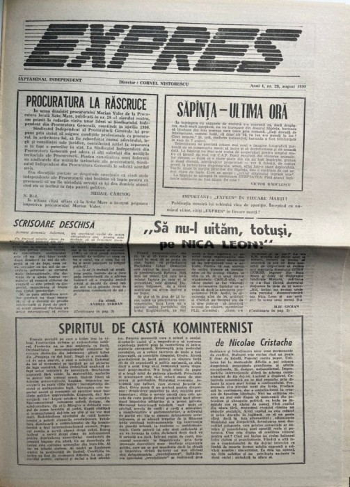 Expres, nr. 29, august 1990