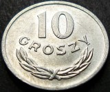 Cumpara ieftin Moneda 10 GROSZY - POLONIA, anul 1968 * cod 1063, Europa, Aluminiu