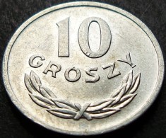 Moneda 10 GROSZY - POLONIA, anul 1968 * cod 1063