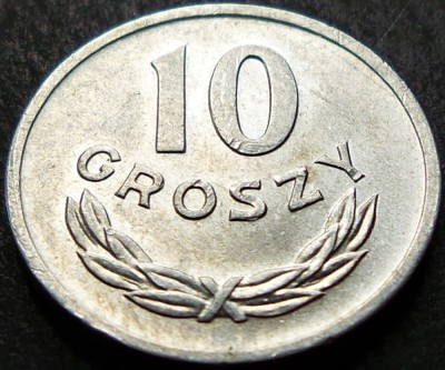 Moneda 10 GROSZY - POLONIA, anul 1968 * cod 1063 foto