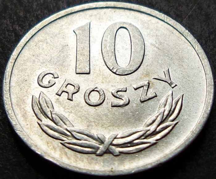 Moneda 10 GROSZY - POLONIA, anul 1968 * cod 1063