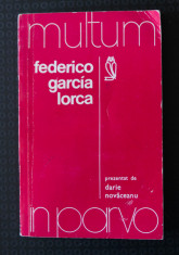 Federico Garcia Lorca (prezentat de Darie Novaceanu; col. &amp;quot;Multum in parvo&amp;quot;) foto