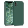 Husa pentru Apple iPhone X / iPhone XS, Silicon, Verde, 42495.166, Carcasa, Kwmobile