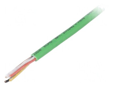 Cablu Cupru PVC Verde 2x2x0,8mm 250V foto