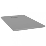 Cumpara ieftin Cadita de dus, gri, 120x70 cm, SMC