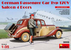 + Kit 1/35 Miniart 38008- German Passenger Car Type 170V (fara figurina) + foto