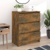 VidaXL Dulap, stejar fumuriu, 60x35x76 cm, lemn prelucrat 815510