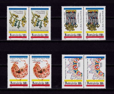 RO 1999 LP 1481 &amp;quot;Vechi podoabe romanest &amp;quot;, serie pereche ,MNH foto