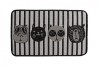 Covoras Intrare Iuta Flex 19637-08, 50x80 cm, Gri/Negru, Antiderapant, Antialergic, Polipropilena