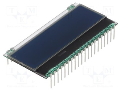 Display Visions Afișaj LCD Alfanumeric FSTN 16x2 Negativ 55x27,94mm foto