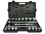Trusa 21 de chei tubulare cu antrenor 3/4&quot; 19-50mm, GEKO G10110