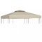 Copertină de rezervă acoperiș pavilion, bej, 3x3 m, 310 g/m&sup2;