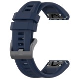 Curea smartwatch pentru garmin fenix 5/5 plus 6/6 pro/7/forerunner 935/945/955/approach s60/s62, 22mm, siliconica, navy blue