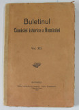 BULETINUL COMISIEI ISTORICE A ROMANIEI , VOLUMUL XII , 1933 , COTOR LIPIT CU SCOTCH