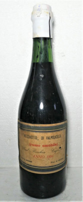 Z 22 VIN ROSU &amp;quot;RECCHIOTTO&amp;quot; DI VALPOLICELLA, Recoltare 1956 foto