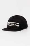 G-Star sapca culoarea negru, cu imprimeu
