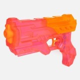 Pistol de apa din plastic, Fucsia transparent, 24 cm, CMCLASS