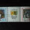 DDR-Targul Leipzig-serie completa triptic -stampilate