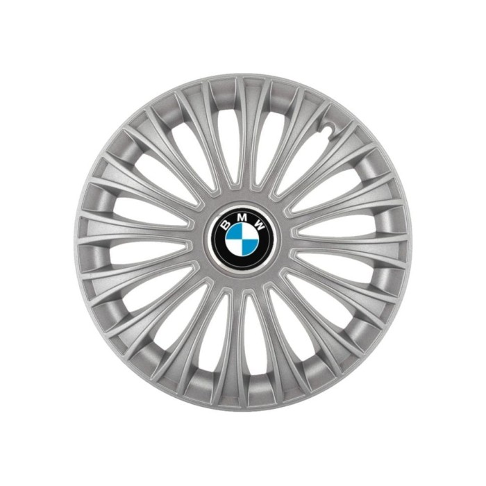 Set 4 Capace Roti 15 inchi (R15) Dino Gri, Compatibile cuBMW