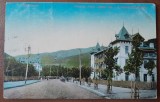 Carte postala, Calimanesti, vederea Hotel Jeante nr.1 si Hotelul Societatii, 1927