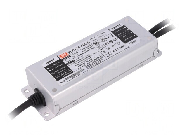 Alimentator LED 75W 48VDC DALI