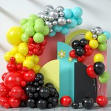 Set Format din 109 Baloane Decorative TrendiShop&reg; Pentru Evenimente, Calitate Premium, Material Latex, Dimensiuni de 45cm, 30cm, 25cm, 13cm, Profesion