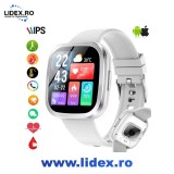Ceas SmartWatch de Dama ZENARK Matrix, Ecran Ultra HD, Glicemie, ECG, HRV, MET, Somn, Ritm Cardiac, Temperatura corporala, Tensiune arteriala, SpO2, R