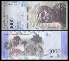 Venezuela 2016 - 1000 bolivares, necirculata foto