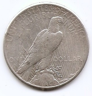 Statele Unite (SUA) 1 Dolar 1922 (comemorativa: Dolarul păcii) Argint 26.73g/900 KM-150 (6) foto