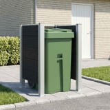 vidaXL &Icirc;mprejmuire pentru Coș de Gunoi Gri 85 x 85 x 115 cm 42039182