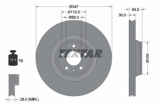 TEXTAR 92132405 PRO+ Disc frana foto