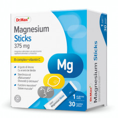 Dr. Max Magnesium Sticks 375mg, 30 plicuri orodispersabile