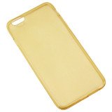 Husa APPLE iPhone 5 / 5S / SE - Ultra Slim (Auriu Transparent), iPhone 5/5S/SE, Silicon, Carcasa