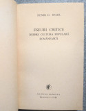Henri H. Stahl - Eseuri critice despre cultura populară rom&acirc;nească