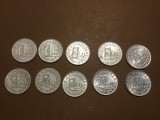 lot monede Ungaria - 50 Filler anul 1967, 1968, 1969, 1976, 1979, 1983, 1986, 1989, 1990, 1991 !