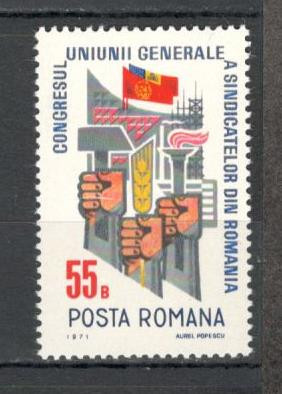 Romania.1971 Congresul UGSR TR.329 foto
