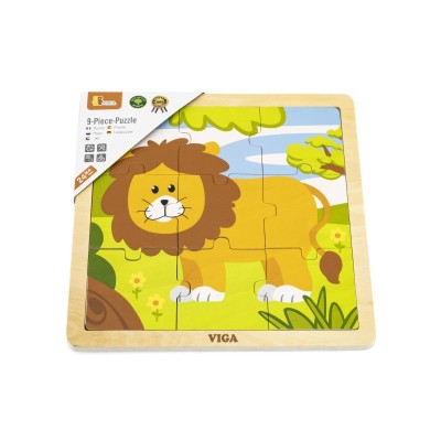Puzzle din 9 piese mari - leu foto