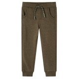 Cumpara ieftin Pantaloni de trening pentru copii, kaki melanj, 116