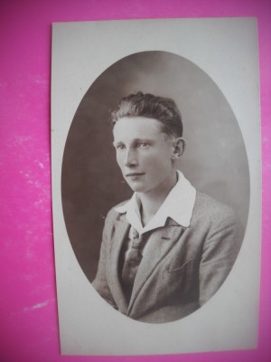 HOPCT 172 A BARBAT CU CRAVATA -FOTOGRAFIE VECHE TIP CP foto