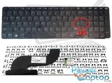 Tastatura HP ProBook 650 G1 layout US fara rama enter mic, ProBook 655 G1 layout US fara rama enter mic