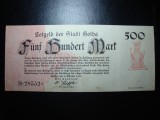 GERMANIA / GOTHA 500 MARK 1922