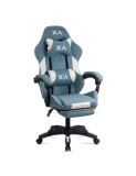 Scaun gaming OFF 295, spatar reglabil, suport picioare, stofa, robust, cadru polipropilena, rabatabil, 100 kg