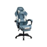 Scaun gaming OFF 295, spatar reglabil, suport picioare, stofa, robust, cadru polipropilena, rabatabil, 100 kg