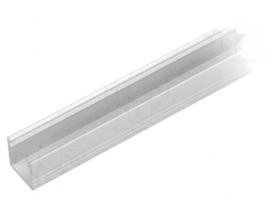 Profil aluminiu pentru module LED 1m alb SMART10 de suprafață foto