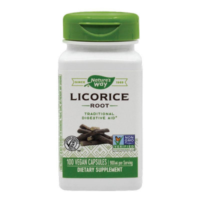 Supliment Alimentar Licorice 450mg Nature&amp;#039;s Way Secom 100cps foto