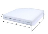 MAHLE LA 386 Filtru, aer habitaclu