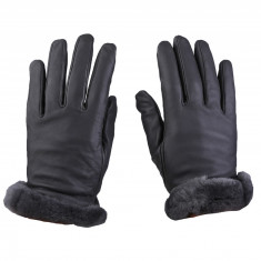 Manusi UGG Leather Sheepskin Vent Glove 21626-MTL gri